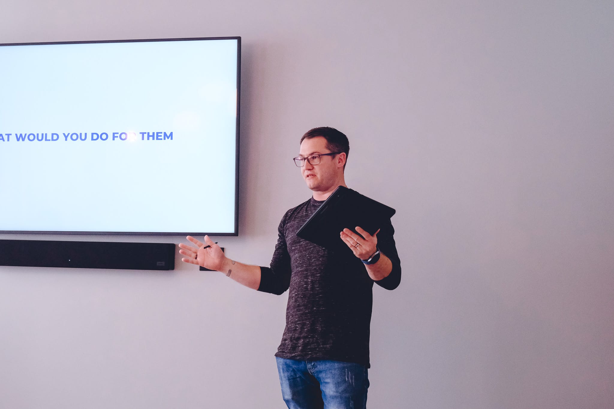 One-to-one business meeting